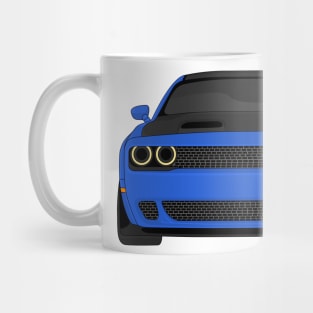 DODGE HELLCAT FRONT BLUE Mug